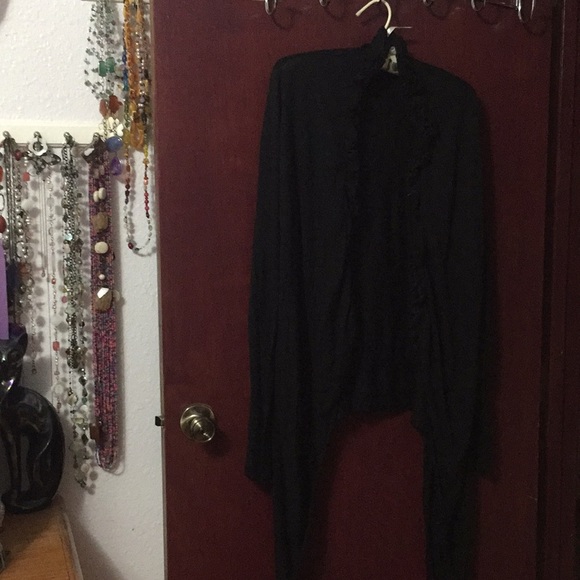 Chelsea Theodore XL waterfall/ruffle sweater EUC - Picture 3 of 8